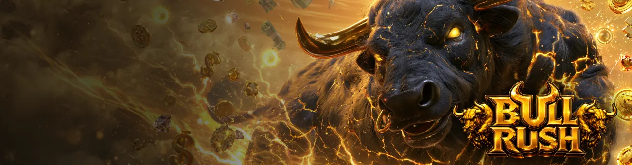 Bull rush slot Banner 1
